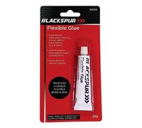 blackspur 1x 20g Flexible Glue - Strong Fast-Acting Multi-Purpose Waterproof Adhesive for Fabric, Metal, Wood, Rubber, Shoe Repair - By