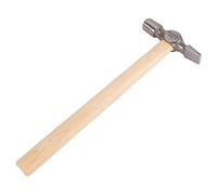 1x 2cm Carbon Steel Cross Pein Hammer with Wooden Handle - Home Nail Framing Roofing Straight Handle DIY Hand Tool - by Blackspur