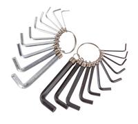 Blackspur 20Pc Carbon Steel Hex Key Set - Multicolour