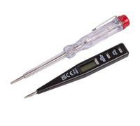 Blackspur 2Pc Mains Tester & Circuit Tester Set - Black