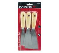 Blackspur 3 Pc Scraper Set 1", 2" & 3"