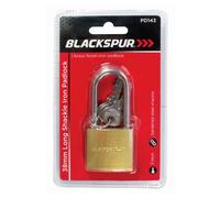 Blackspur 38Mm Long Shackle Iron Padlock