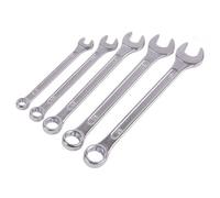 Blackspur 5Pc Carbon Steel Metric Combination Spanner Set