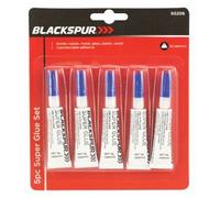 Blackspur 5Pc Super Glue Set