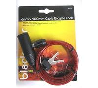 blackspur 6mm X 900mm Cable Bicycle Lock BH195