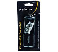 Blackspur - Heavy-Duty Steel Safety Hasp & Staple - 100mm - Black