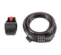 Blackspur - Combination Cable Lock & Bracket - 1.2m - Black