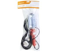 5M MAINS WORK LIGHT LOFT CAR INSPECTION LAMP GARAGE 5 METRE CABLE WITH HOOK