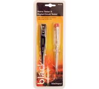 Blackspur BB-MT110 Mains Tester and Digital Circuit Tester Set