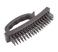 Blackspur - Grip Handle Wire Brush - 16.5cm - Black