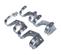 Blackspur Carbon Steel Tool Storage Hooks - Pack of 4 in Silver | Size: 1000mm x 1000mm Blackspur Silver 1000mm x 1000mm