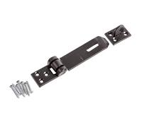 Blackspur Heavy-Duty Carbon Steel Safety Hasp & Staple - 89mm - Black
