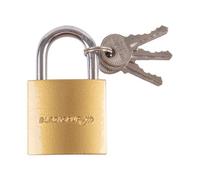 Blackspur Iron Hardened Shackle Padlock - 3Cm - Brass