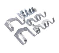 Blackspur Iron Shed Hooks Set - Pack of 10 in Silver | Size: 1000mm x 1000mm Blackspur Silver 1000mm x 1000mm