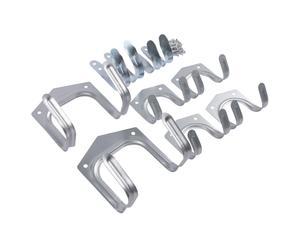 Blackspur Iron Shed Hooks Set - Pack of 10 in Silver | Size: 1000mm x 1000mm Blackspur Silver 1000mm x 1000mm