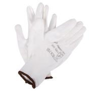 Blackspur Lightweight Painters Pu Gripper Gloves - Xl - White