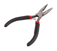 Blackspur - Mini Carbon Steel Long Nose Pliers - 12cm - Black