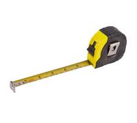 Blackspur Retractable Tape Measure With Cover - 5M X 18mm - Yellow