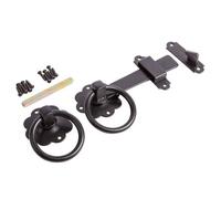 Blackspur Steel Ring Gate Latch - 152mm - Black