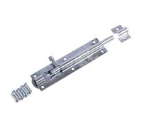 Blackspur Steel Tower Bolt - 152mm - Silver | Size: 10000mm x 520mm Blackspur Silver 10000mm x 520mm