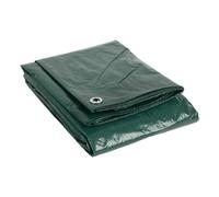 Blackspur Waterproof Tarpaulin - 4Ft X 6Ft - Green