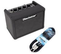Blackstar Fly 3 Charge Rechargeable Mini Guitar Amplifier + Keepdrum Jack Cable