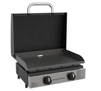 Blackstone 1813 Tabletop Griddle with Stainless Steel Front Plate and Hood - 22"