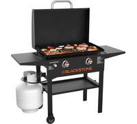 Blackstone 28in Griddle with Hood Gas Barbecue - Black, Black