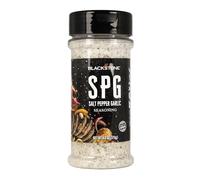 Blackstone 4229 Salt Pepper Garlic (SPG) Seasoning Cooking Chicken, Beef, Fries, Steak, Poultry, Vegetables or Sprinkling On All Foods, All Purpose Grill Flavorful Mix, BBQ Rub, 6.2 Oz, Multicolored