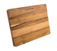 BLACKSTONE 5595 Solid Acacia Wood Griddle Cutting Board with Feet (17 x 12”)- Large and Lightweight, Premium Durable Quality to Chop Vegetables for Indoor, Outdoor, Kitchen, Easy to Clean (Rectangle)
