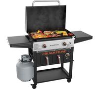 Gas Grill with Integrated Air Fryer Airfryer 2 Burner