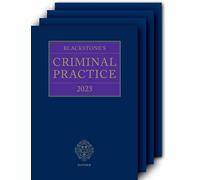 Blackstone's Criminal Practice 2023 Book and All Supplements