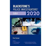 Blackstone's Police Investigators' Q&A 2020