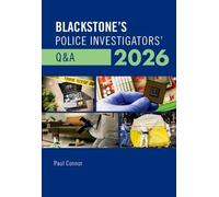 Blackstone's Police Investigators' Q&A 2026