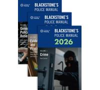 Blackstone's Police Manuals 2026 Three Volume Set