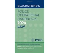 Blackstone's Police Operational Handbook 2024