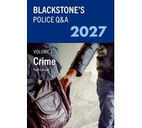 Blackstone's Police Q&A Volume 1: Crime 2027