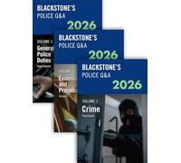Blackstone's Police Q&A's 2026 Three Volume Set