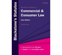 Blackstone's Statutes on Commercial & Consumer Law