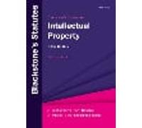 Blackstone's Statutes on Intellectual Property – Blackstone's Statute Series (Note: Author not provided in inputs, so omitted.)