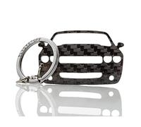 BlackStuff Carbon Fiber Keychain Keyring Ring Holder Compatible with Challenger 2008-2014 BS-892