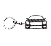 BlackStuff Carbon Fiber Keychain Keyring Ring Holder Compatible with CLS Class W218 2011-2018 BS-765