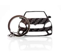 BlackStuff Carbon Fiber Keychain Keyring Ring Holder Compatible with Fabia MK2 5J 2007-2014 BS-676