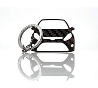 BlackStuff Carbon Fiber Keychain Keyring Ring Holder Compatible with Fiesta ST mk6 2008-2017 BS-179