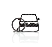 BlackStuff Carbon Fibre Keyring Black Compatible with ID Buzz BS-1099, black, S