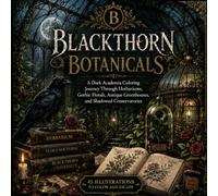 Blackthorn Botanicals: A Dark Academia Coloring Journey Through Herbariums, Gothic Florals, Antique Greenhouses, and Shadowed Conservatories (The Blackthorn Collection)