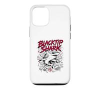 Blacktip Shark Hello Sharky Attacking Ocean Case for iPhone 12/12 Pro