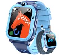 Blackview 4G Kids Smart Watch, GPS+LBS+WIFI Tracker with SOS Function, Video Call/Phone Call/Voice Chat/SMS, Sleep Monitor, Pedometer, Class Mode, Camera, Puzzle Games, Kids Smartwatch for Boys Girls
