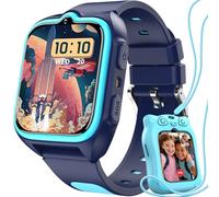 Blackview 4G Kids Smart Watch with GPS Tracker & Torch/SOS & Video & Phone Call/Voice Chat, Pedometer, Sleep Monitor, Games, Magic Camera, School Mode, IP68 Waterproof Smartwatch for Boys Girls
