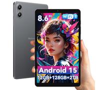 Blackview LINK 2 8.68 inch Tablet, GEMINI AI 2.0 Android 15 Tablets, Mini Portable Tablet with 12GB RAM + 128GB ROM/2TB TF/5G WiFi/180Hz /1080P HD/Widevine L1/5000 mAh 10W/GPS/Google Lens/Face ID